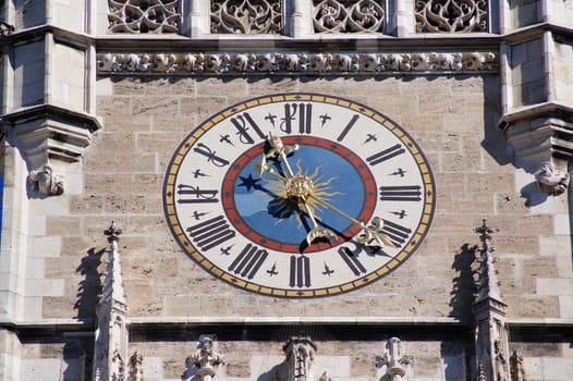 Munich,tower clock new town hall