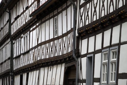 Half-timbered houses in Mühlhausen