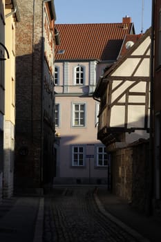 Alley in Mühlhausen (Thuringia)