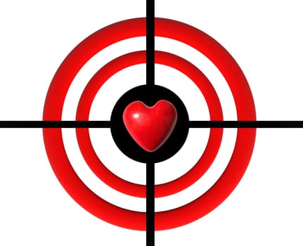 right into the heart