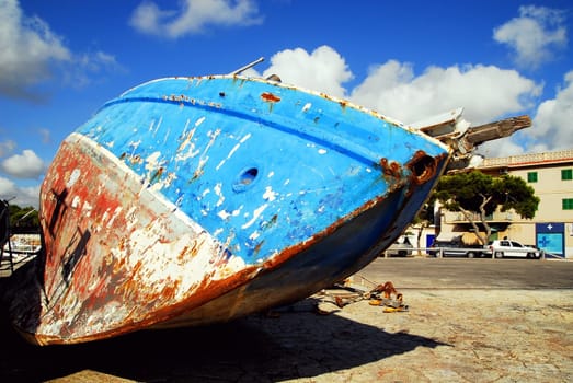 Old Rusted Ship