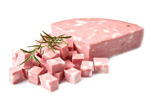 fresh mortadella
