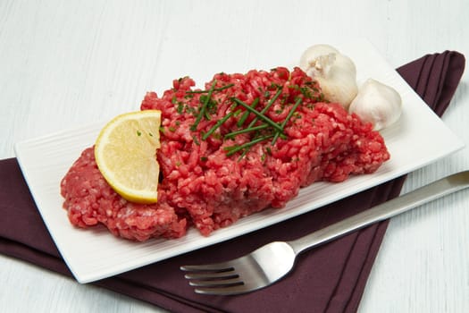 raw minced meat