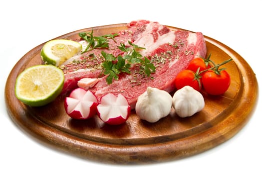 Meat, raw beef
