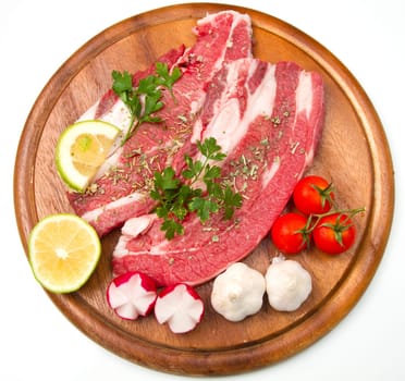 Meat, raw beef