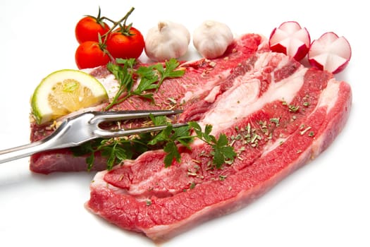 Meat, raw beef