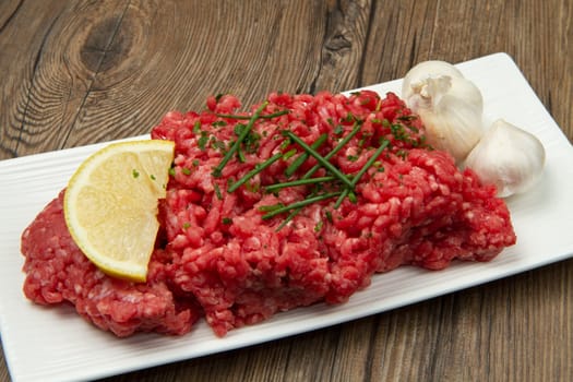 raw minced meat