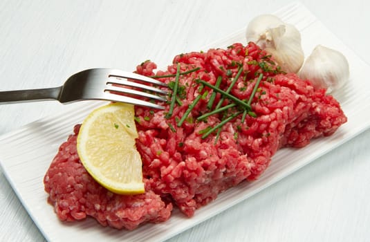 raw minced meat