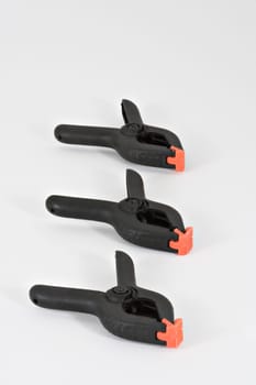 Three clamps