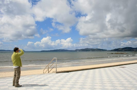 on the seafront