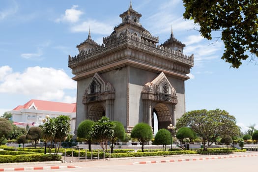 Patuxai,Vientiane,Laos,symbol of the capital
