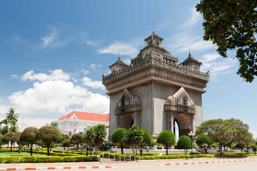 Patuxai,Vientiane,Laos,symbol of the capital