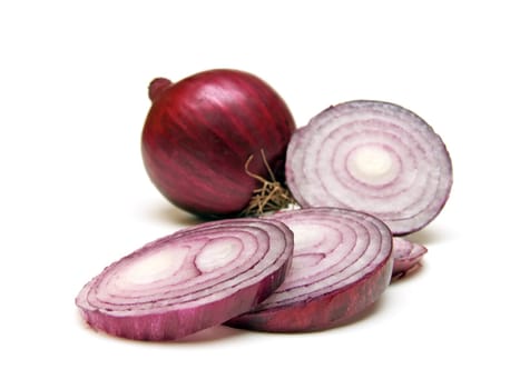 red onions (Allium cepa)