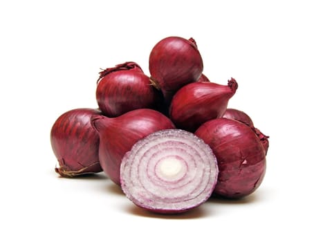 red onions (Allium cepa)