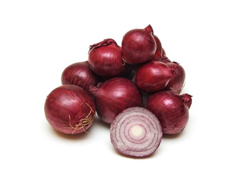 red onions (Allium cepa)