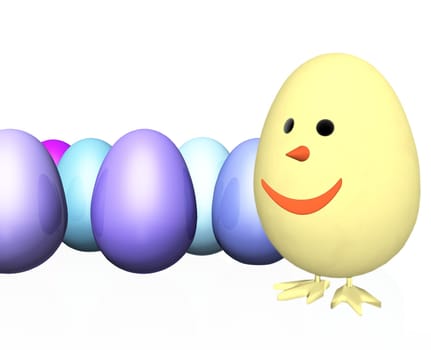 Funny Easter Chick