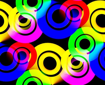 rainbow colors