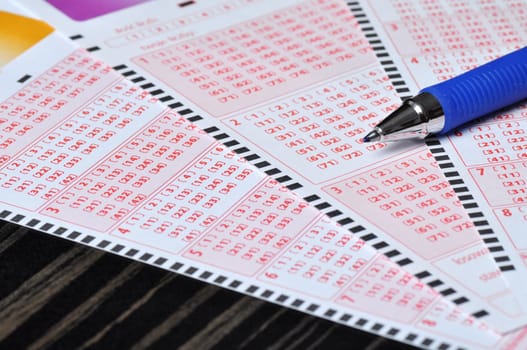 Real close-up of Polish lottery ticket