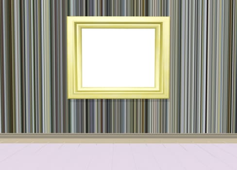room with picture frame