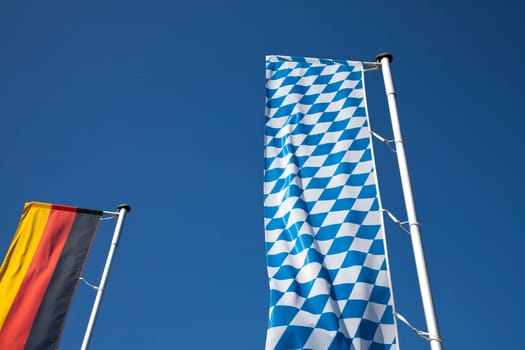 Bavaria and Germany Flag