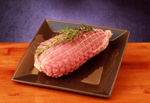 roast of veal with rosemary