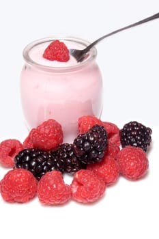 yogurt with berries