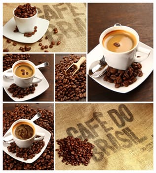 coffee collage