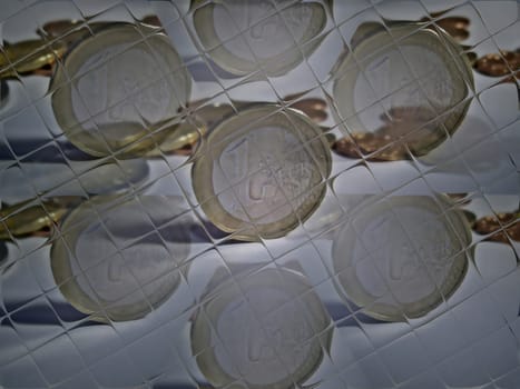 Euro mirrored