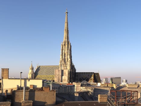 St. Stephen's Cathedral,a historic building and landmark of Vienna