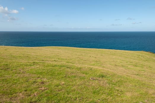 port isaac in cornwall landscape