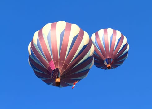 colorful hot air balloons