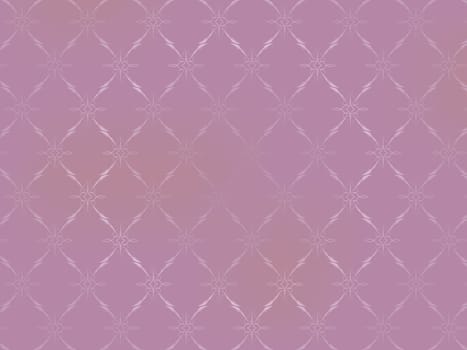 Vintage Wallpaper - Ornaments on Light Pink Background