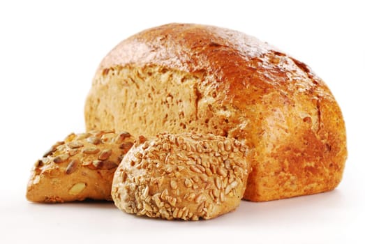 Composition with bread and rolls
