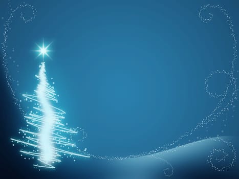 Merry Christmas greeting card