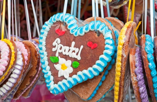 A chocolate heart from the Munich Oktoberfest