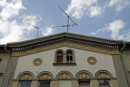 House gable in Mühlhausen (Thuringia)