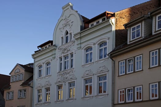 Old houses in Mühlhausen (Thuringia)