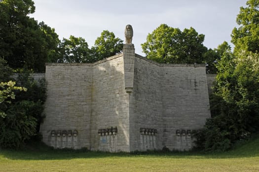 Lion Monument in Mühlhausen (Thuringia)