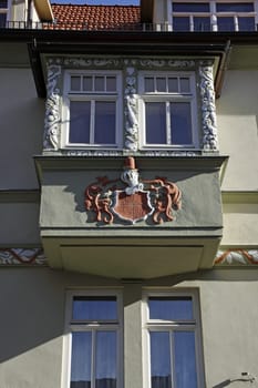 House oriel in Mühlhausen (Thuringia)