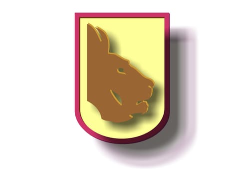 Heraldic lion