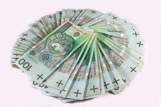 Polish 100 zloty banknotes