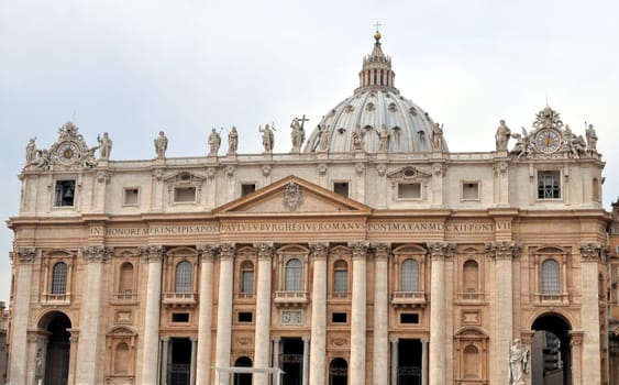 Basilica church of Saint Peter (San Pietro), Rome, Italy
