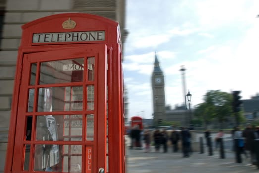 London phone booth