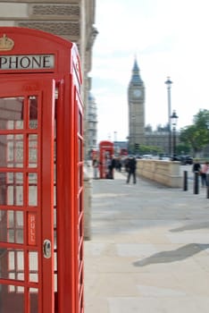 London phone booth