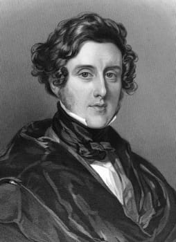 Anthony Ashley-Cooper, 7th Earl of Shaftesbury (1801-1885) on engraving from 1837. English politician and philanthropist. Engraved by H.Robinson after a painting by W.Ross and published by G.Virtue.