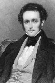 Frederick Shaw, 3rd Baronet (1799 -1876) on engraving from 1837. Irish Conservative MP in the United Kingdom Parliament. Engraved by E.Scriven after a painting by F.Cruickshank and published by G.Virtue.