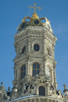 Temple of the Sign of Holy Virgin in Dubrovitsy, Russia