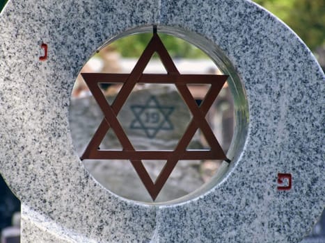 a Jewish gravestone