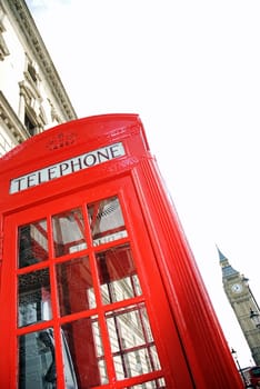 Phone booth in London