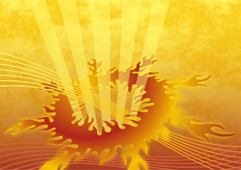 abstract flame background